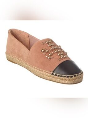 Tory Burch Tan Suede Espadrilles